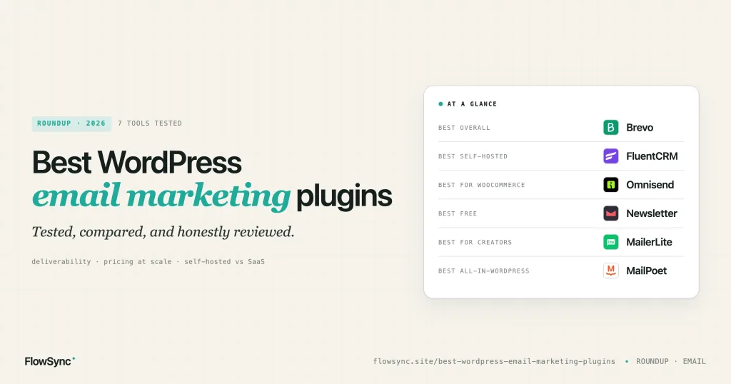 Best WordPress email marketing plugins