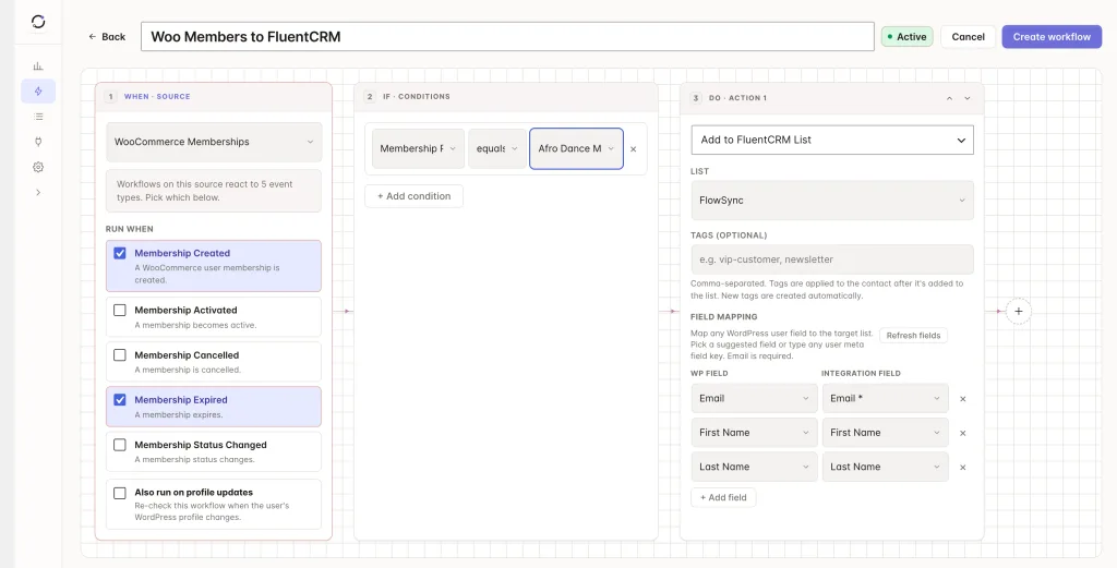 Sync WooCommerce Memberships to Your CRM 1 Sync Woo Members to FluentCRM
