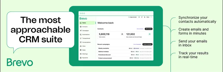 7 Best WordPress Email Marketing Plugins in 2026 4 brevo banner
